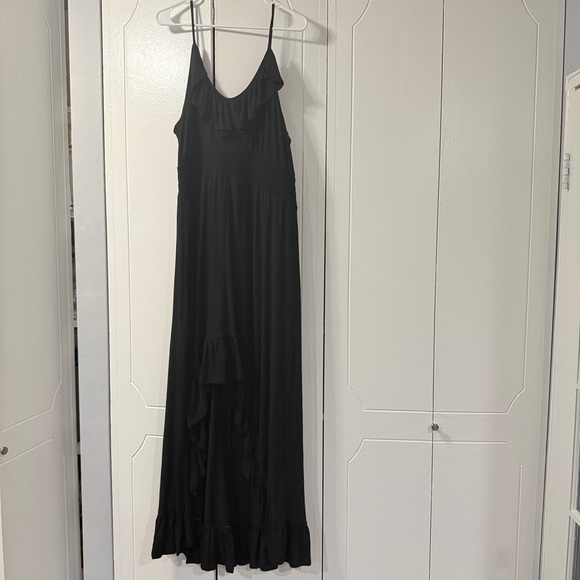 NWT Express Black High Low Maxi Dress - Picture 1 of 11